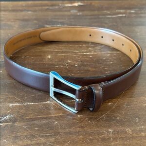 Italian Leather Men’s Belt. Size 34